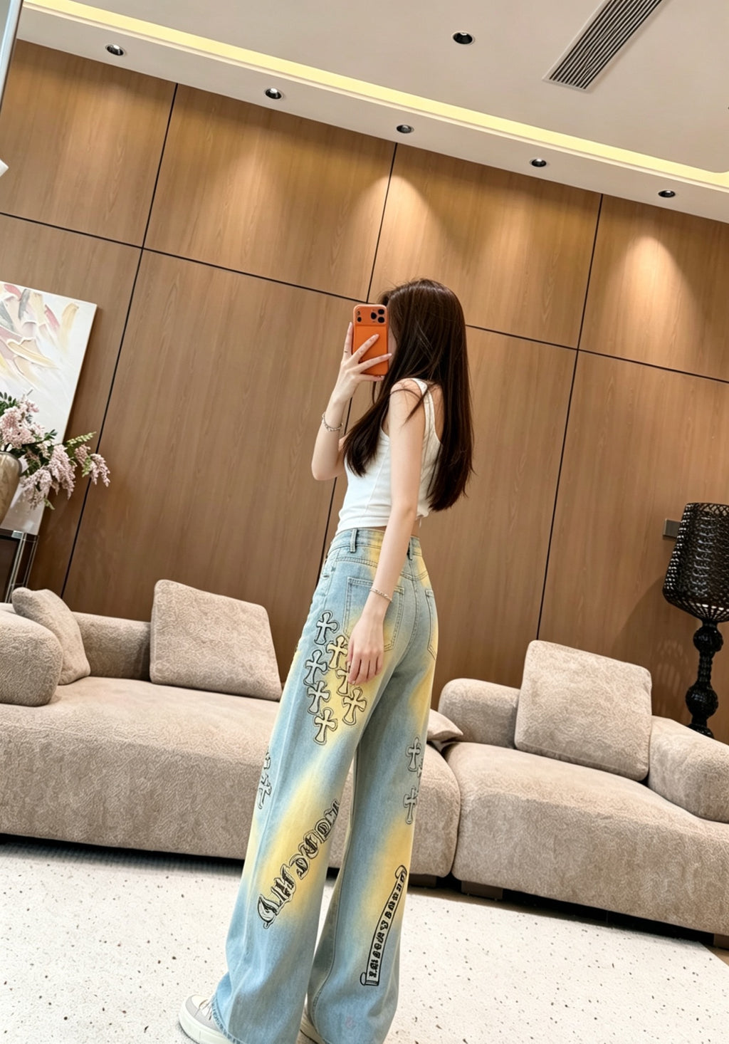 256XA23U Popular Pants fashion jeans