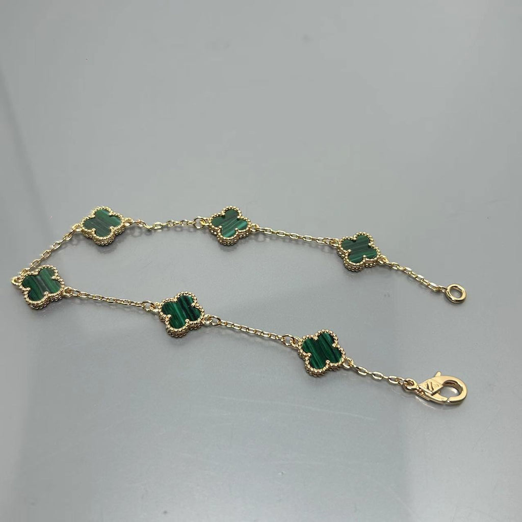 5XVA183K  Popular bracelets 6 flowers mini size 0.9cm flower