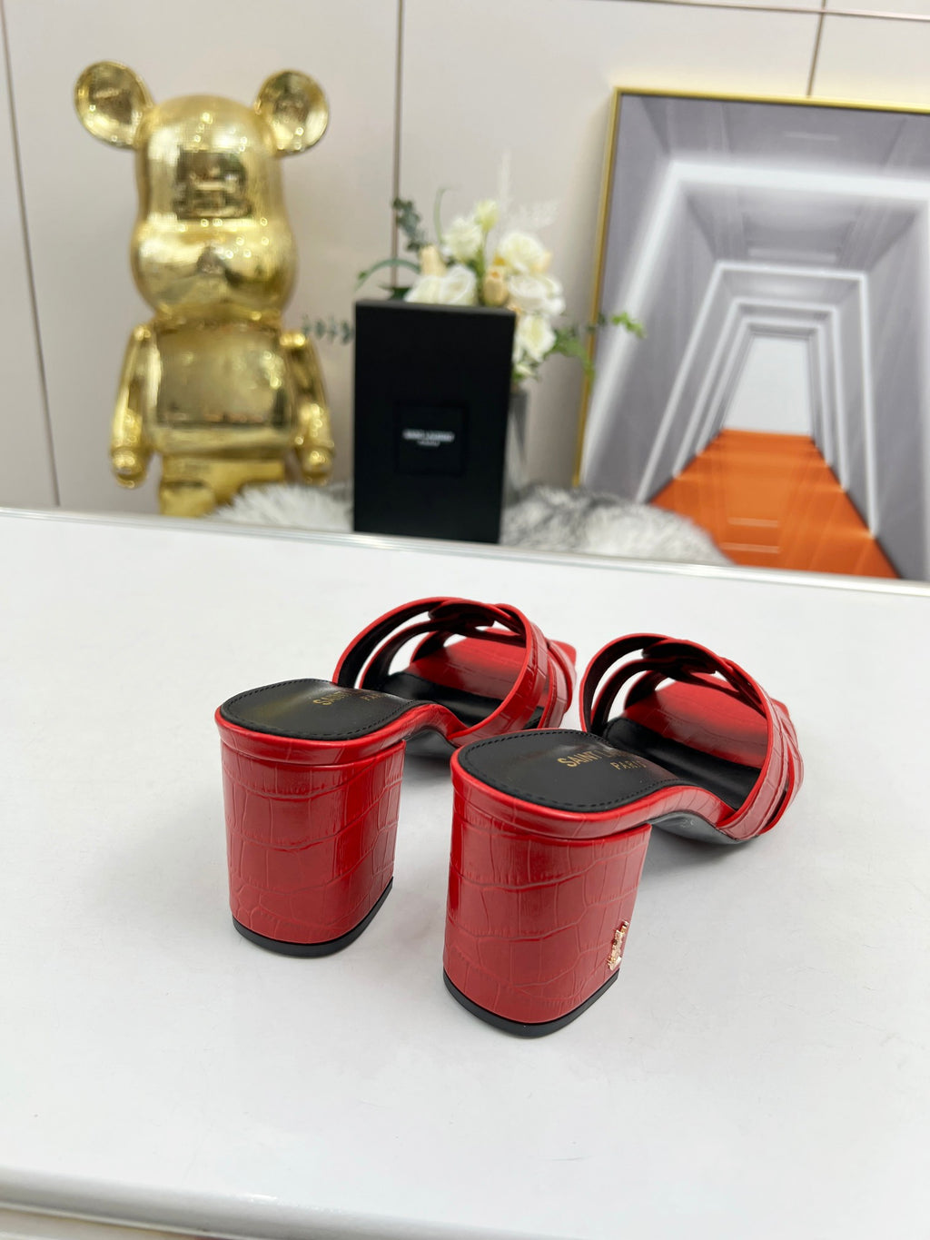 285ZSL35Z  Popular leather High heels(Heel height 6.5CM)