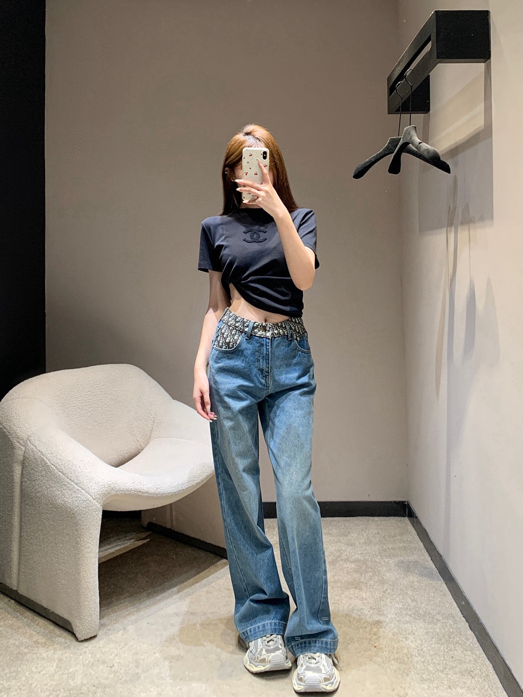 256XD57U Popular Pants fashion jeans