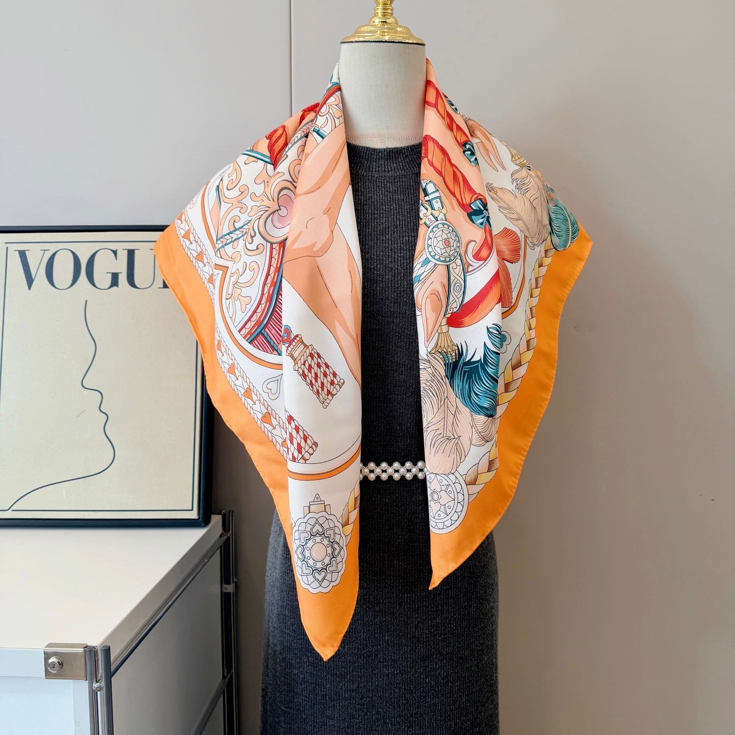 136NH9W Popular Silk Scarve