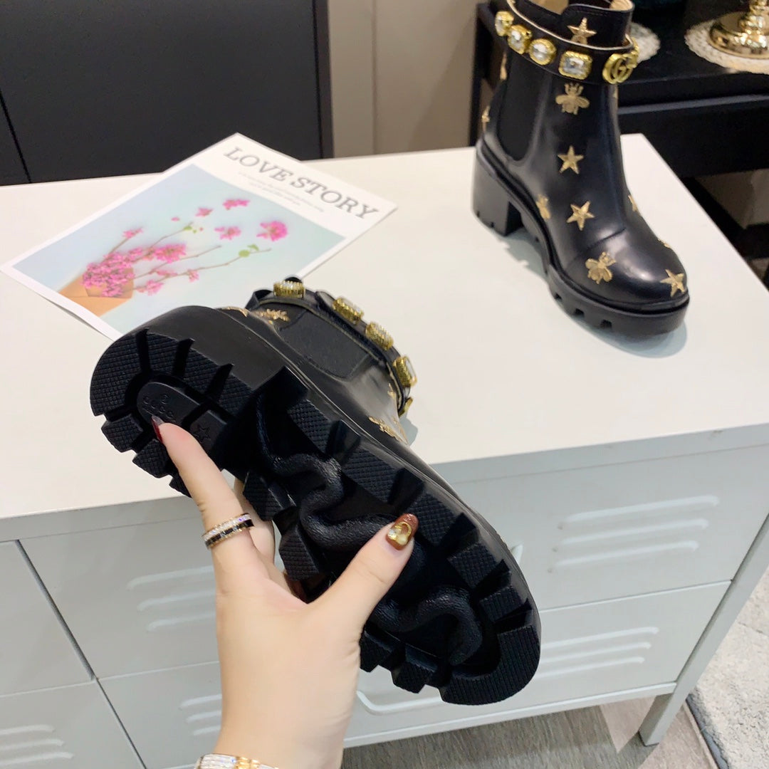 2XB199Z Popular leather boot (top layer leather lining)