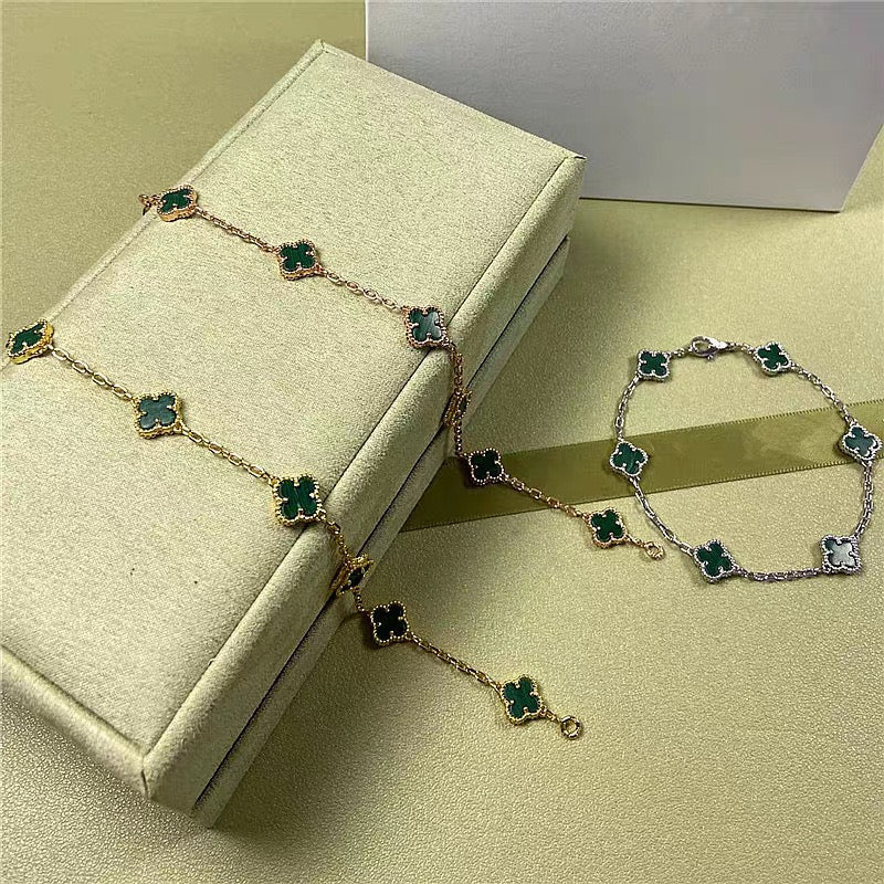 5XVA183K  Popular bracelets 6 flowers mini size 0.9cm flower