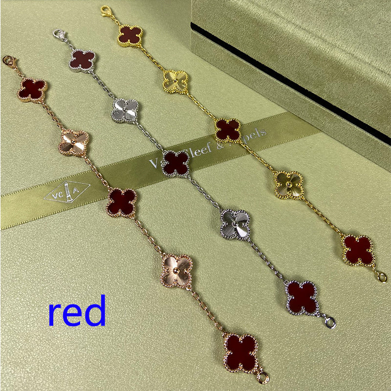 5XVA181K  Popular bracelets  5 flowers normal size1.5cm flower