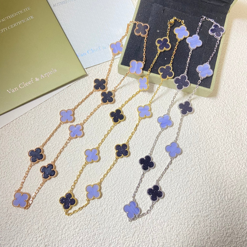 55QVA256X Popular 10 flower necklaces