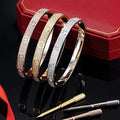 PK1K  Popular 3-row diamond bracelet