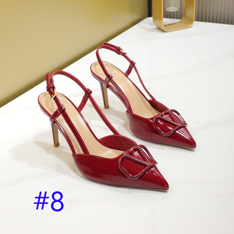 245RVL21Z Popular leather  High heels