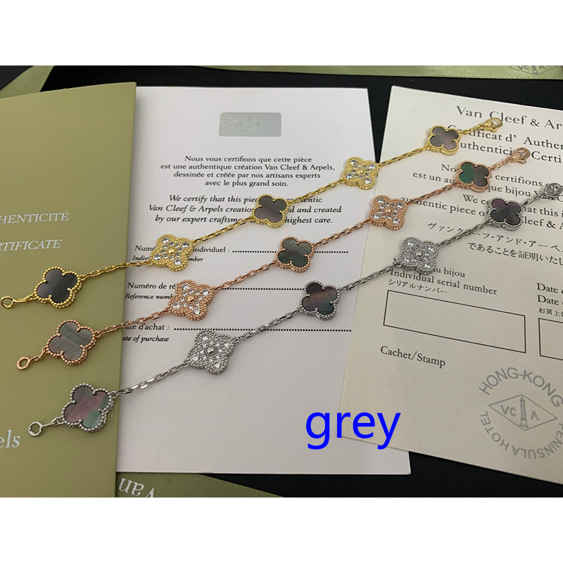 5XVA179K  Popular bracelets 5 flowers normal size1.5cm flower