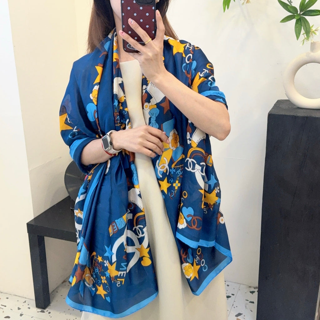 135ZC200W  Popular Silk Scarve
