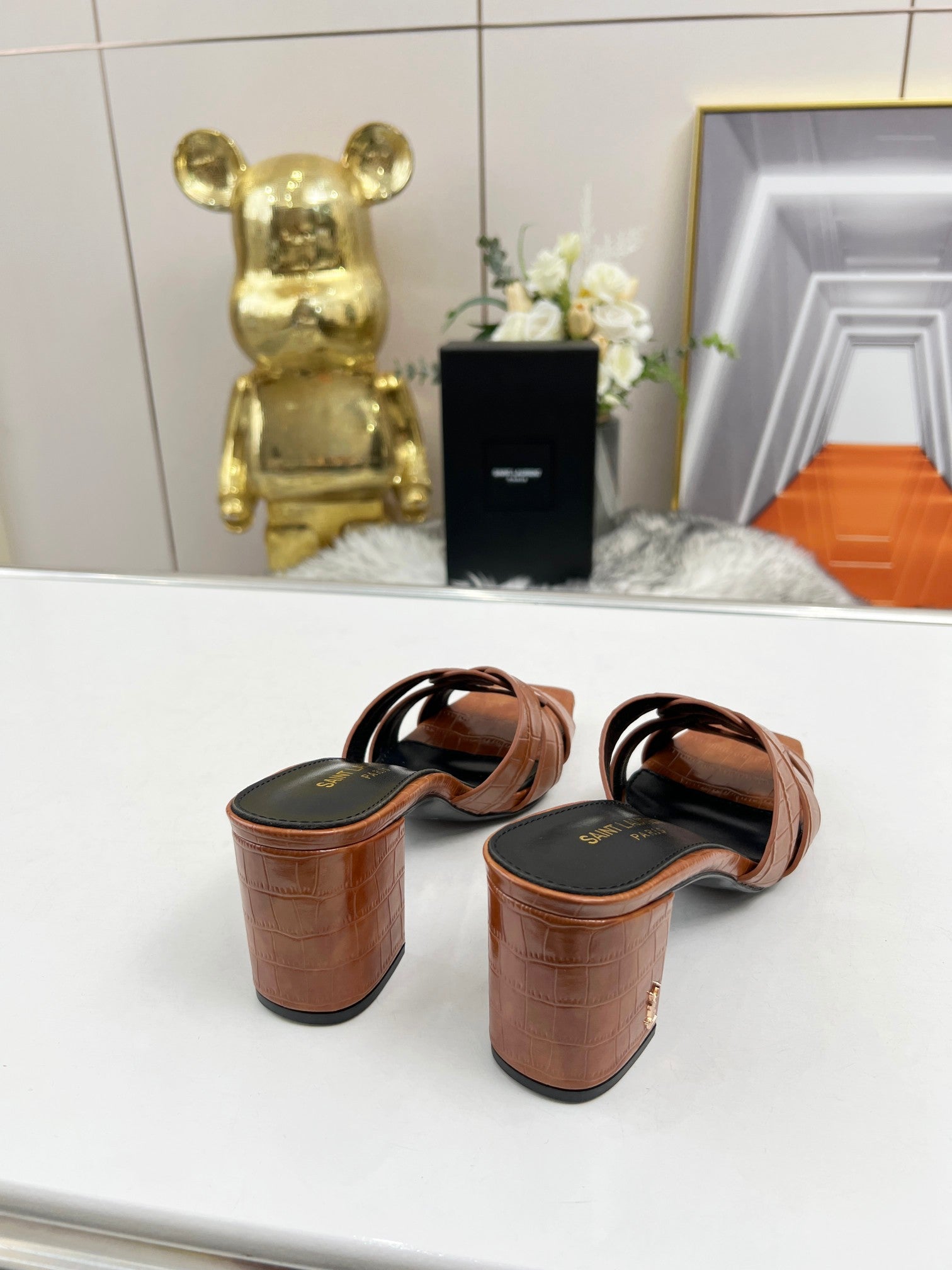 285ZSL35Z  Popular leather High heels(Heel height 6.5CM)