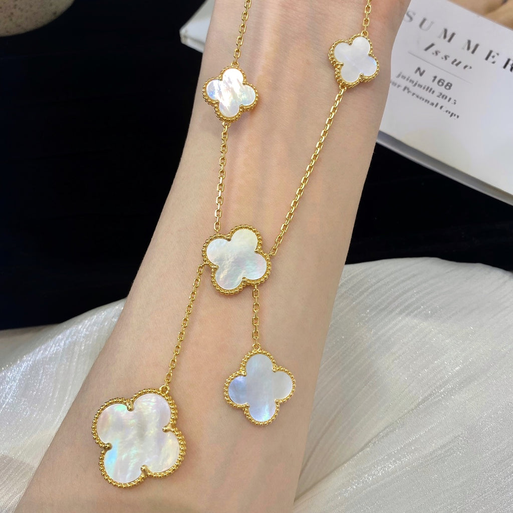 5XVA182K Popular 6 flowers necklaces