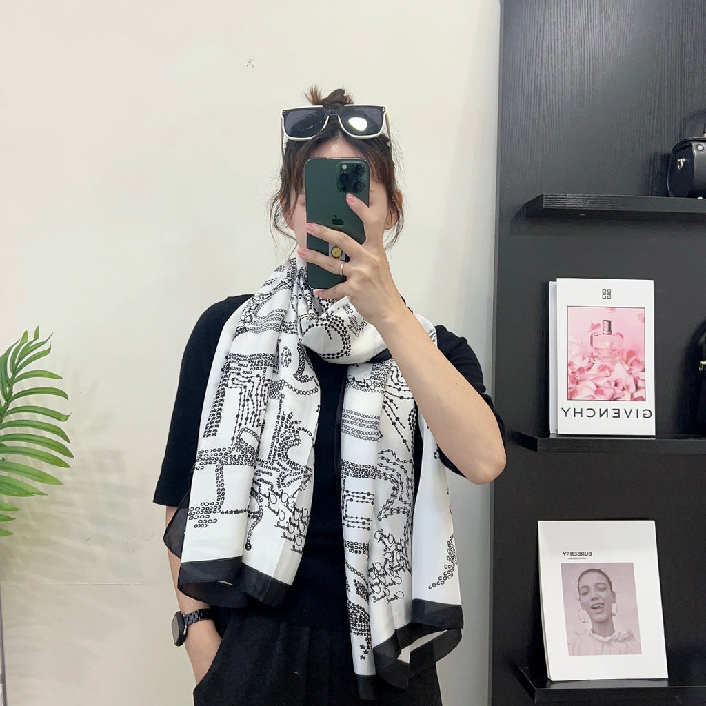 155NC55W Popular Silk Scarve