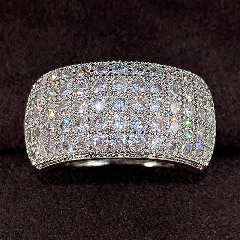 P5QA14J  Popular Moissanite Jewelry Wedding Diamond Ring