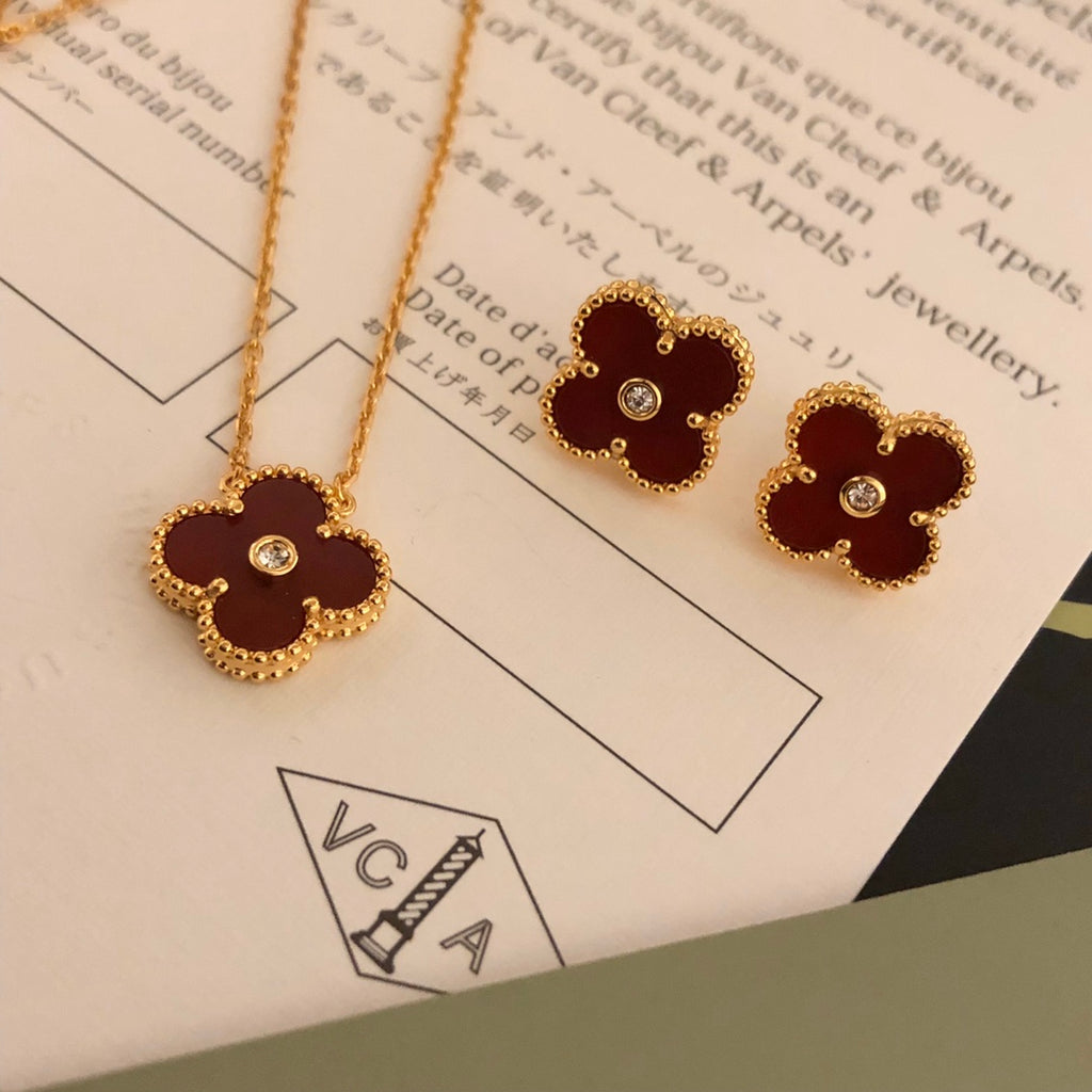 5XVA185X Popular  1 flower necklace