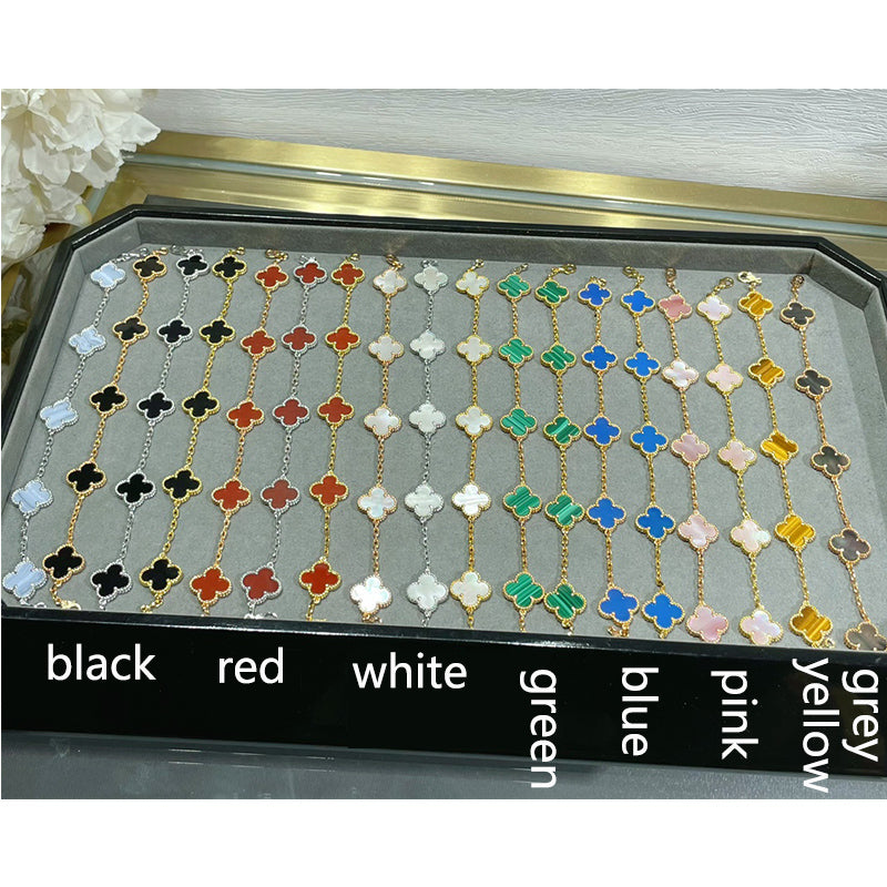 5XVA180K  Popular bracelets 5 flowers normal size1.5cm flower