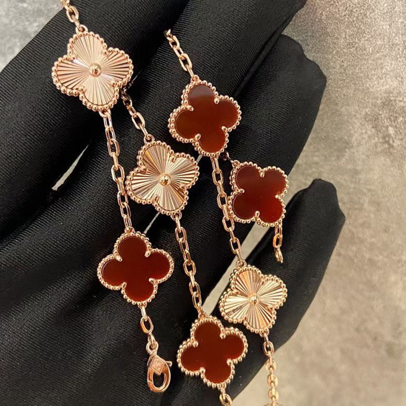 5XVA190K  Popular  6 flowers bracelets+2 flowers earrings