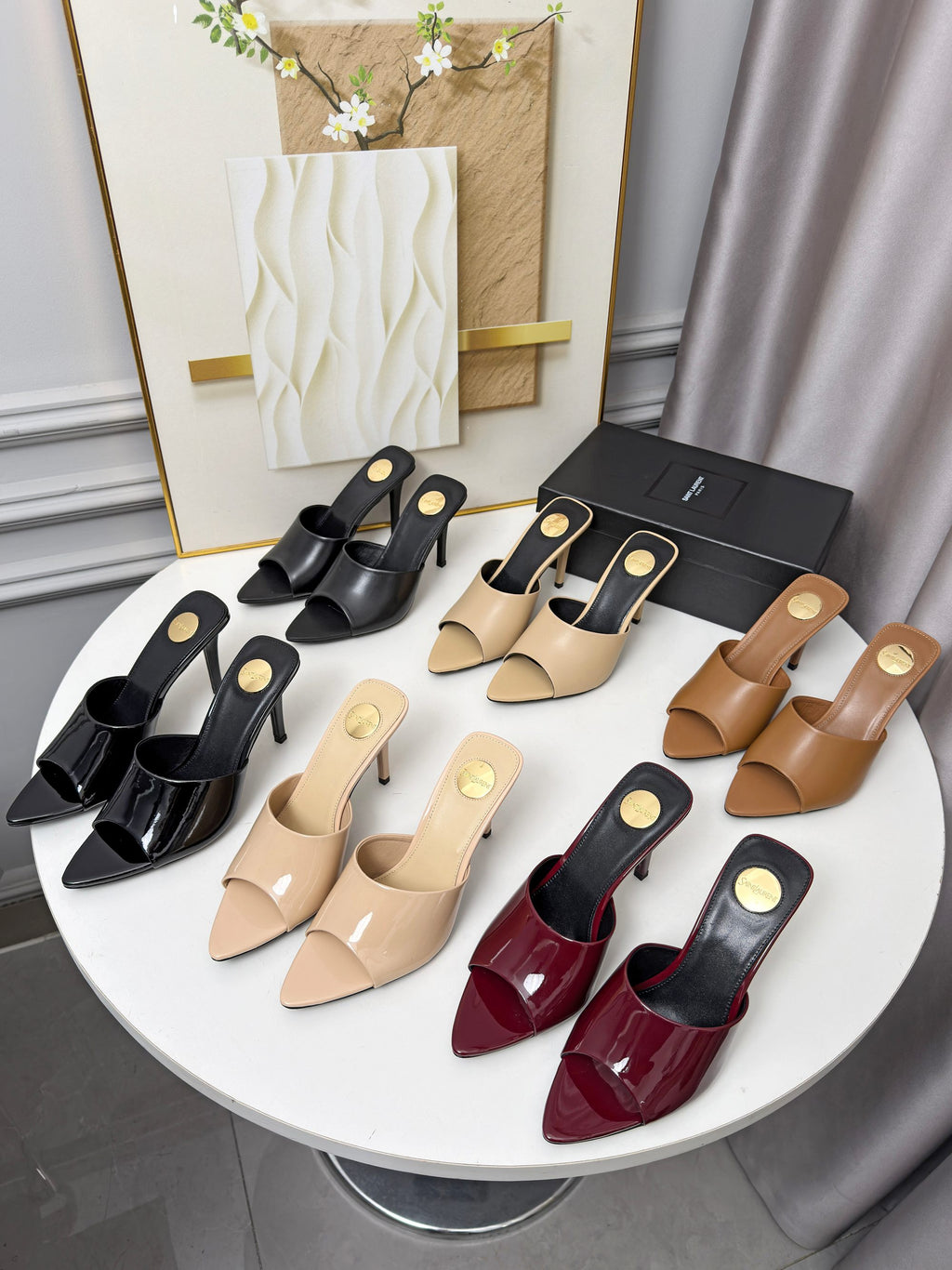 236PSL6Z Popular high-quality leather Shoes(heel-height 9cm)