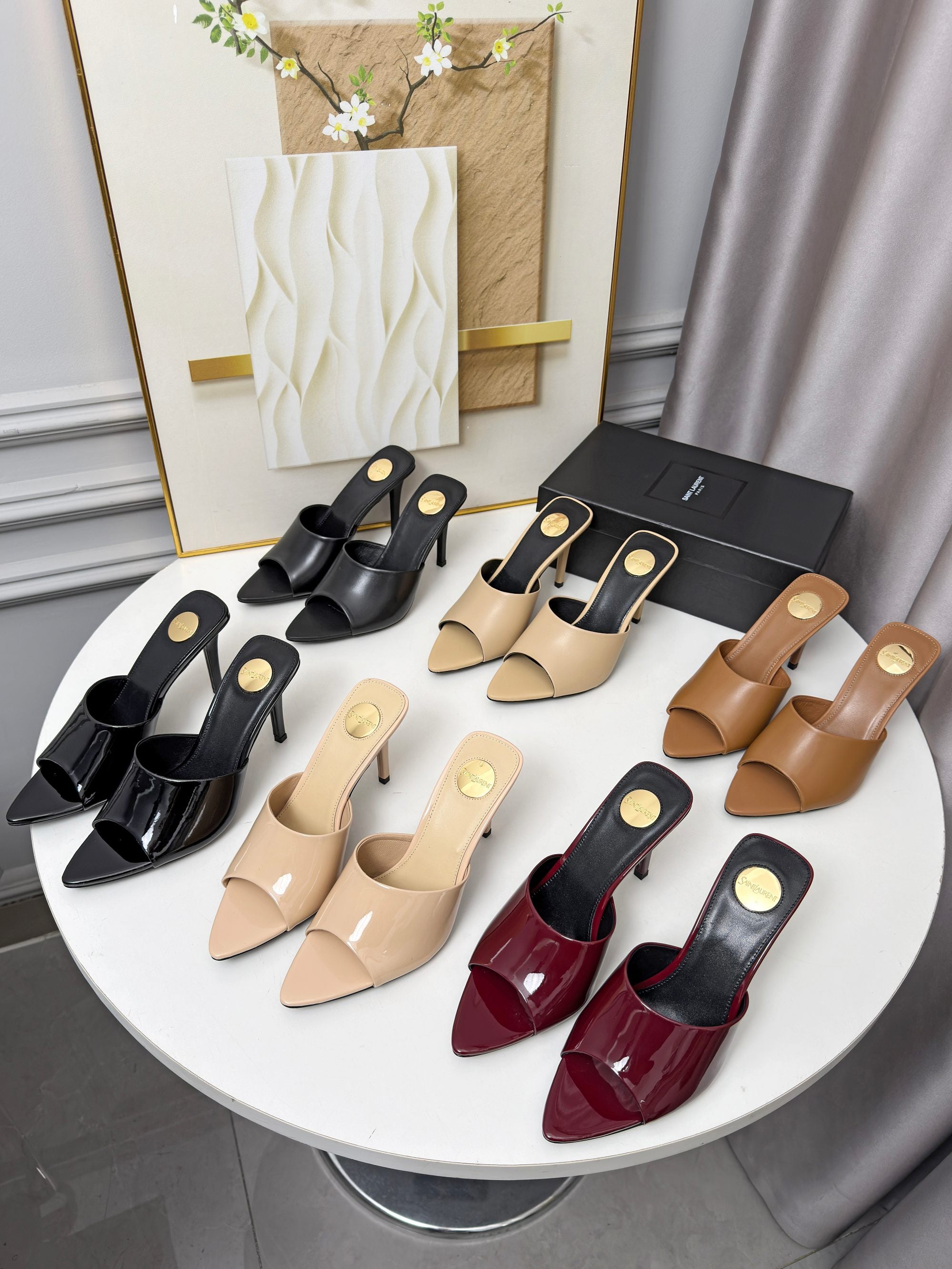 236PSL6Z Popular high-quality leather Shoes(heel-height 9cm)