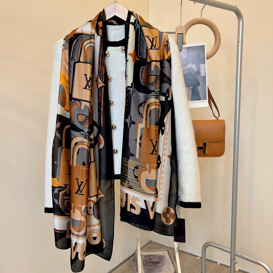 155NE57W Popular Silk Scarve