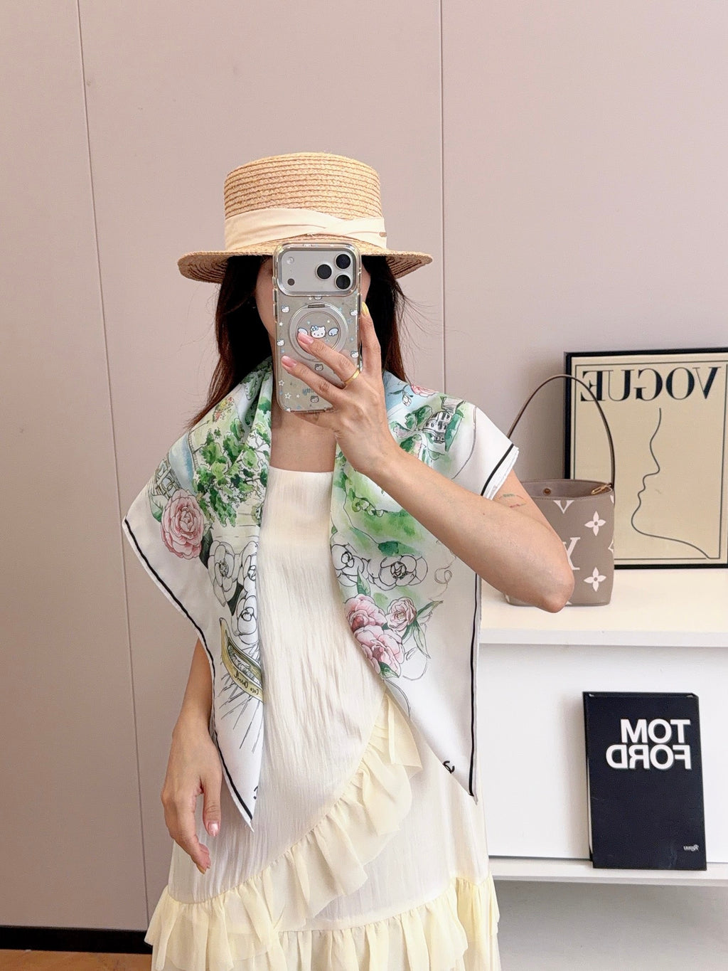 136NC15W Popular Silk Scarve