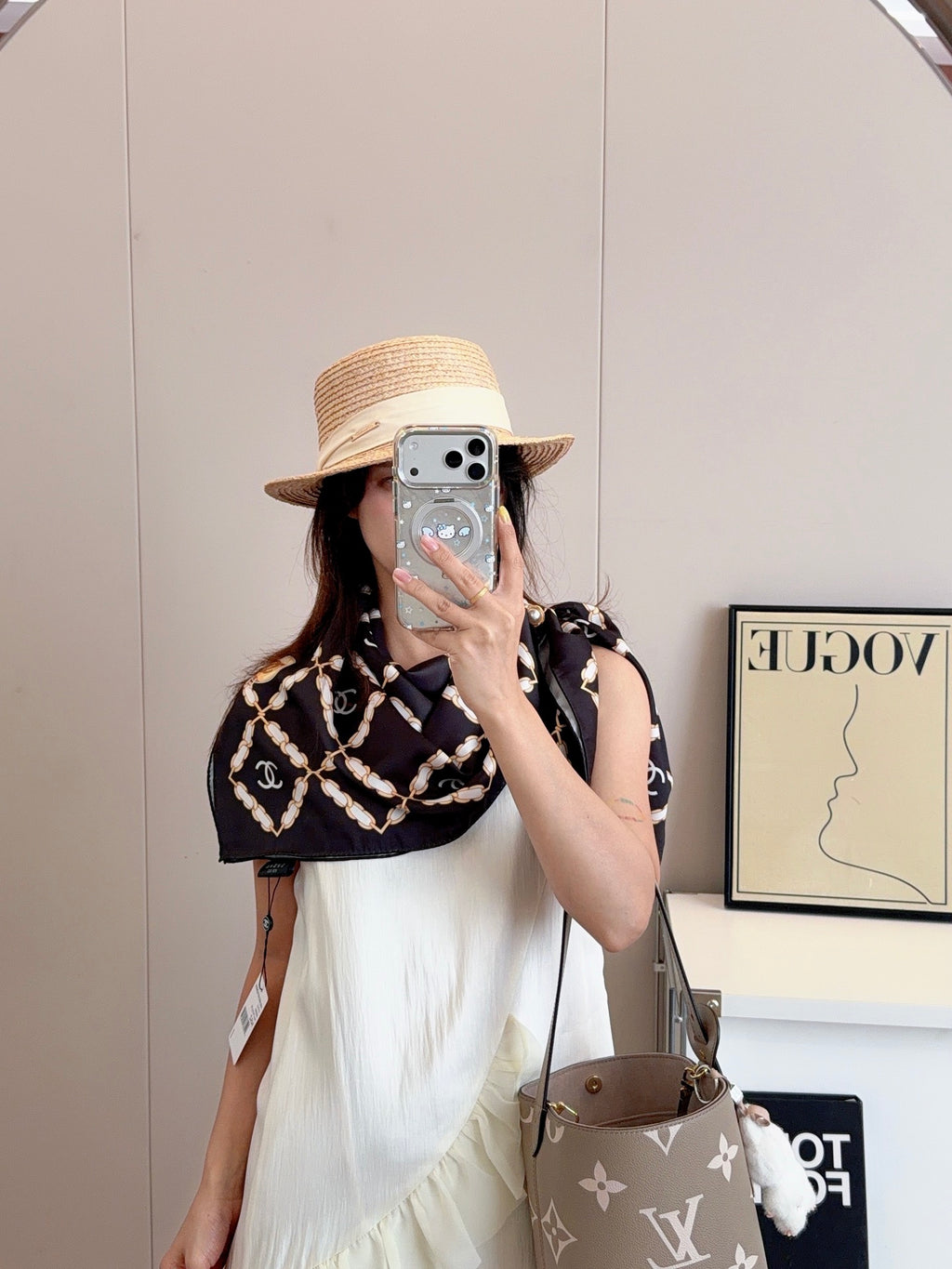 136NC7W Popular Silk Scarve