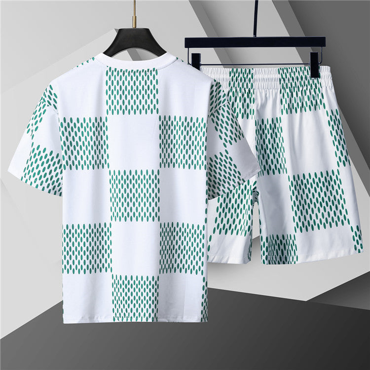 135WE108U  Popular shirt and shorts set