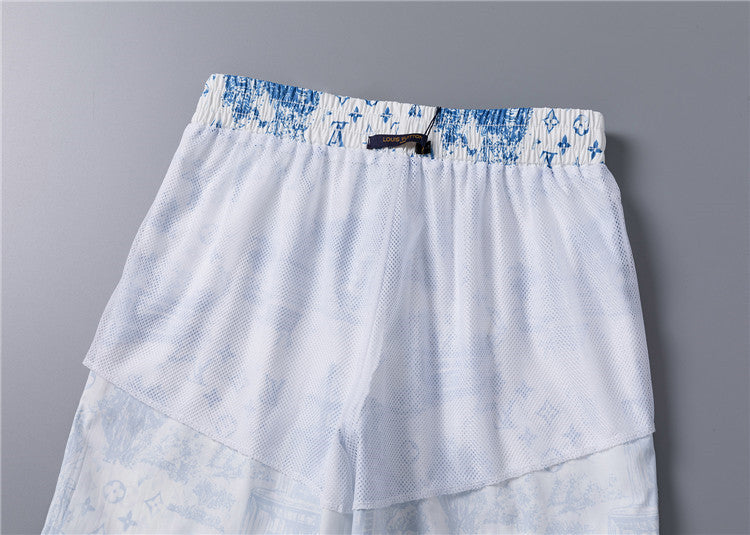 135WE107U  Popular shirt and shorts set