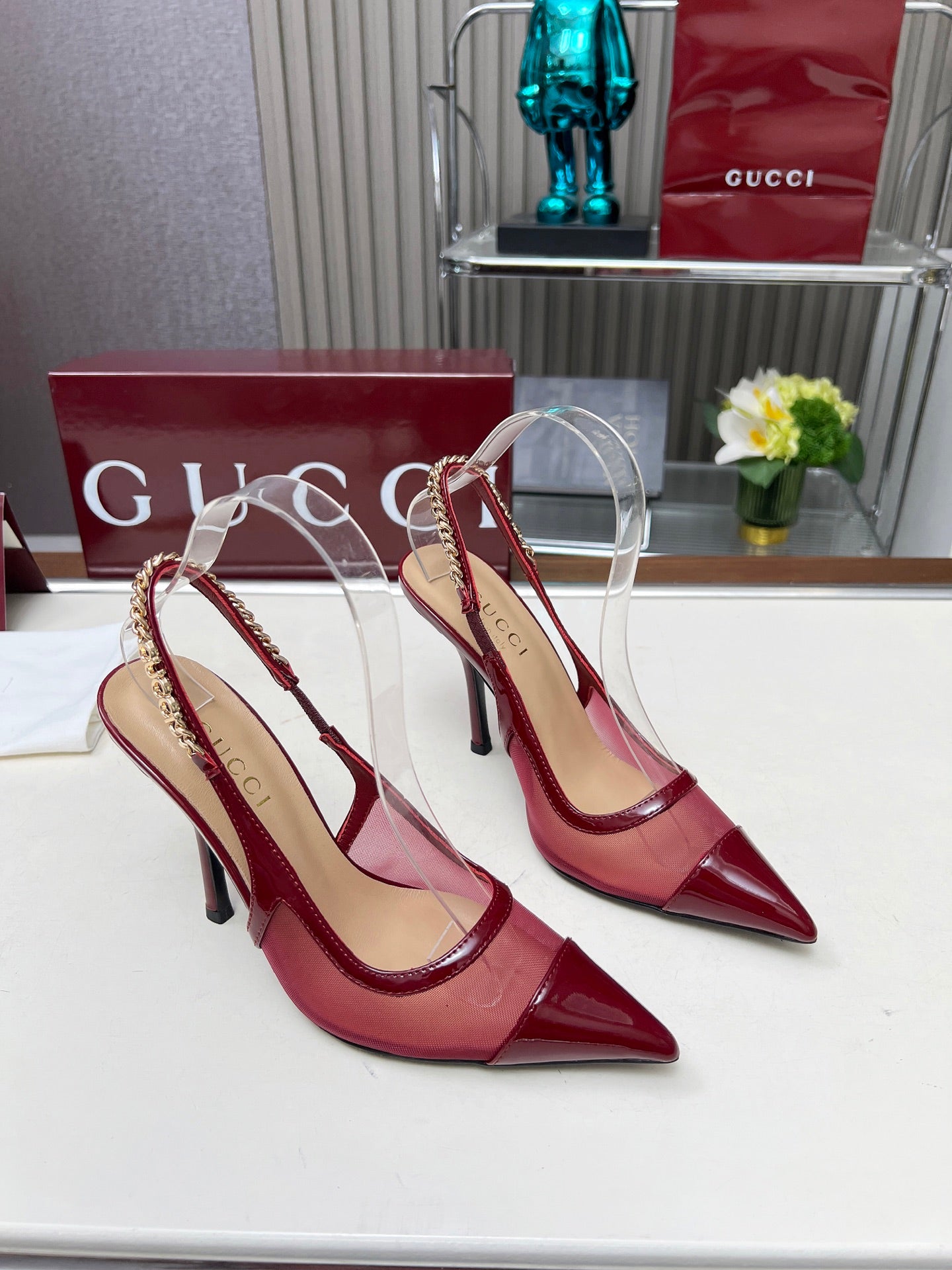 285ZB61Z  Popular leather  High heels
