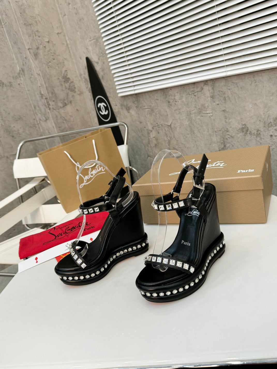 J4A11Z Popular leather High heels12cm heel