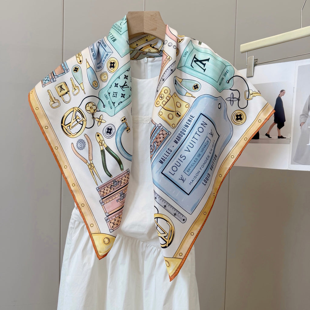 136NE18W Popular Silk Scarve