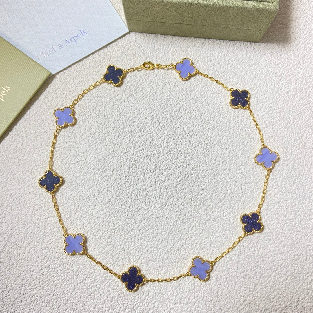 55QVA256X Popular 10 flower necklaces