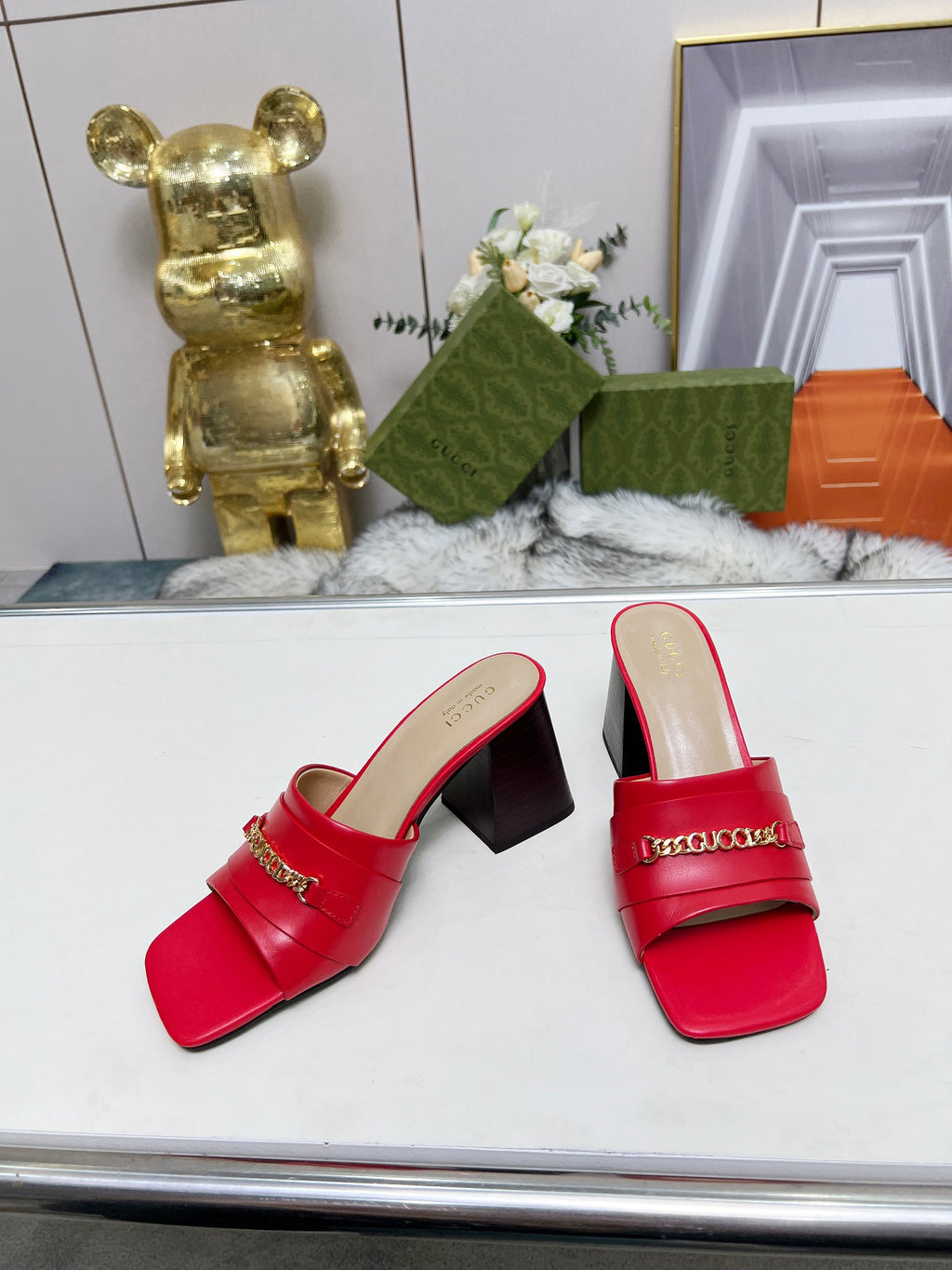 275NB11Z  Popular leather High heels