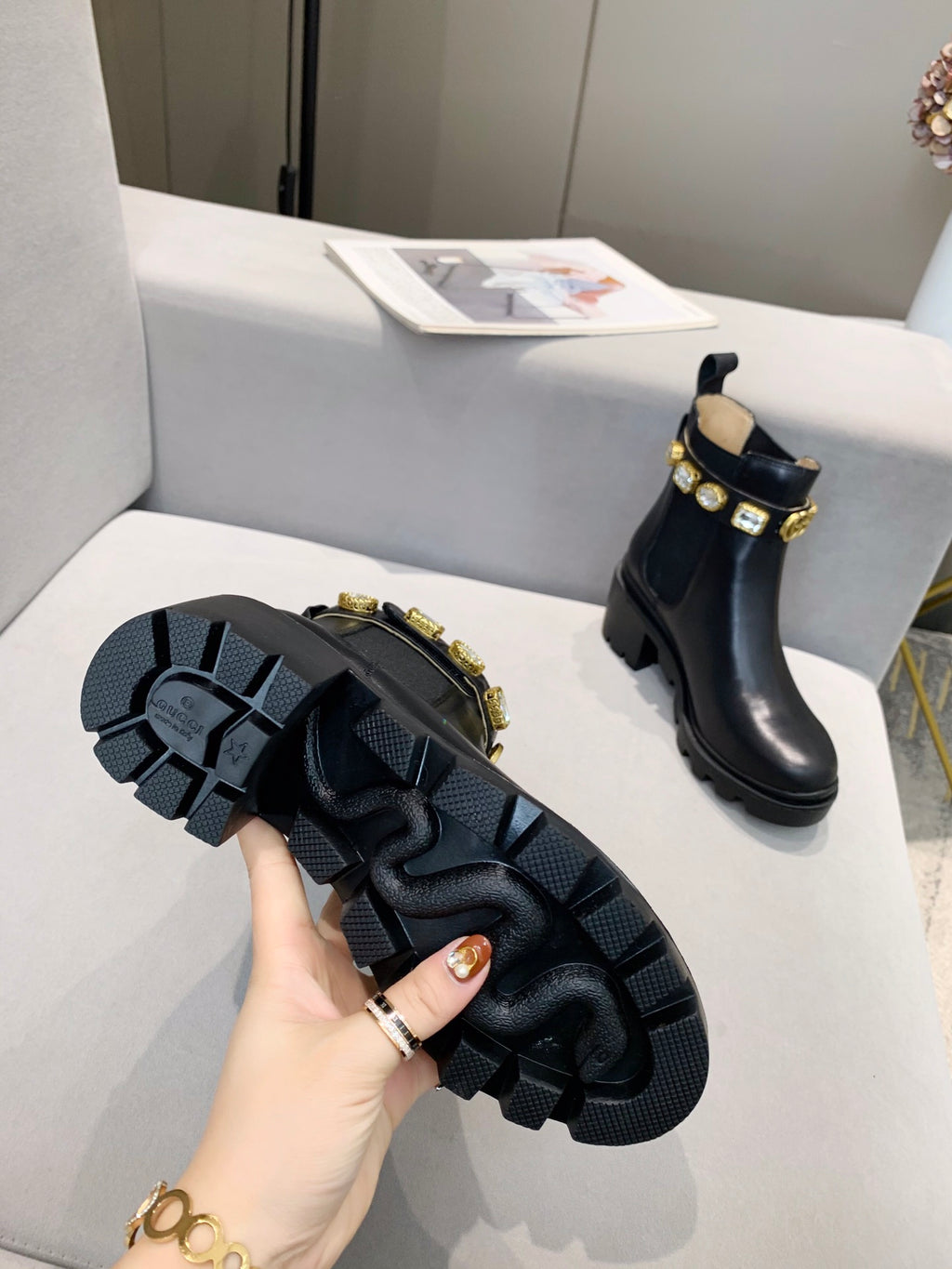 2XB195Z Popular leather boot (top layer leather lining)
