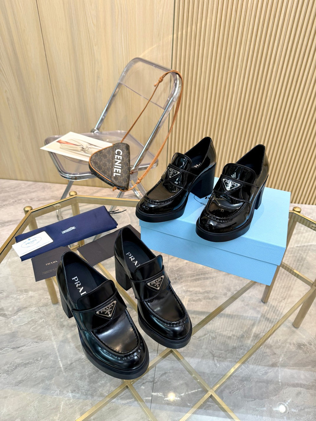 285ZPD63Z  Popular leather High heels