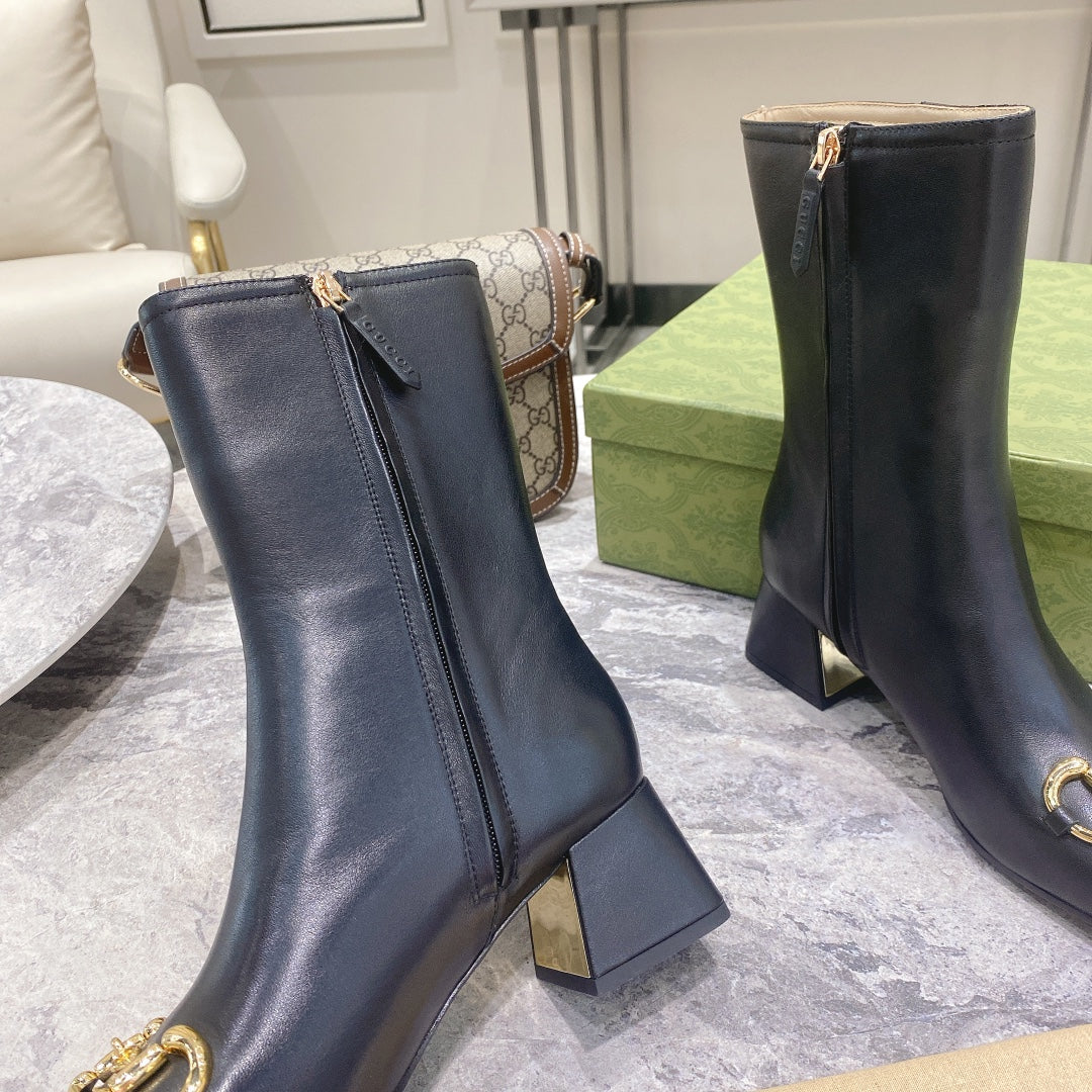 295QB157Z  Popular high-quality leather Boots