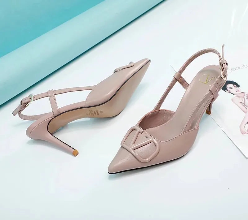 245RVL14Z Popular leather  High heels