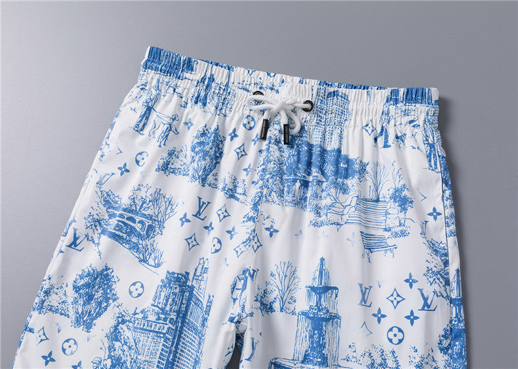 135WE107U  Popular shirt and shorts set