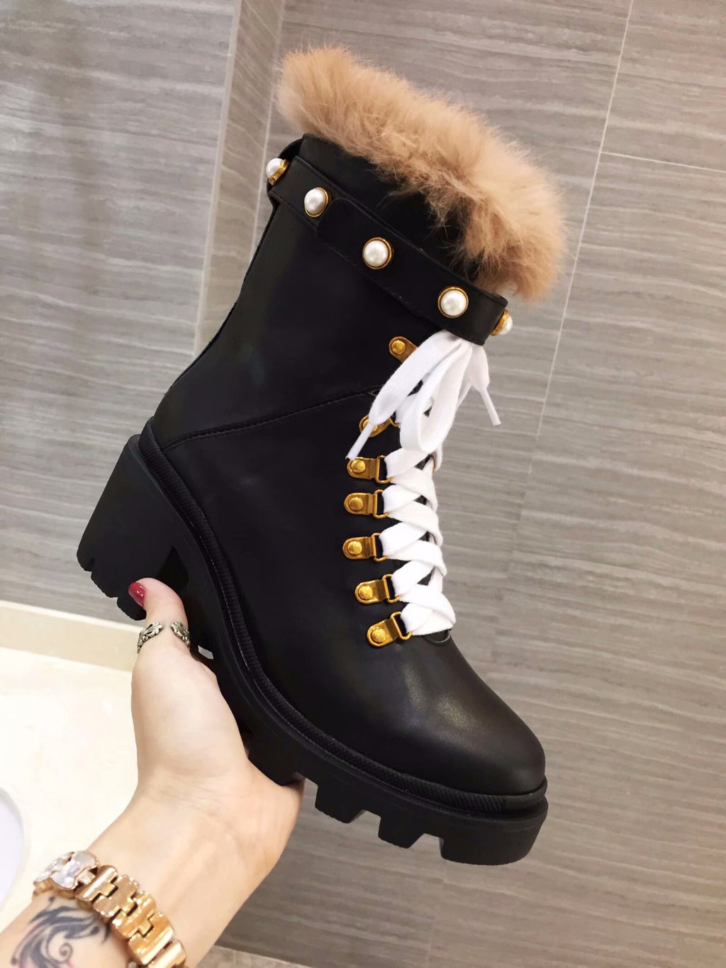 2XB203Z Popular leather boot (top layer leather lining)