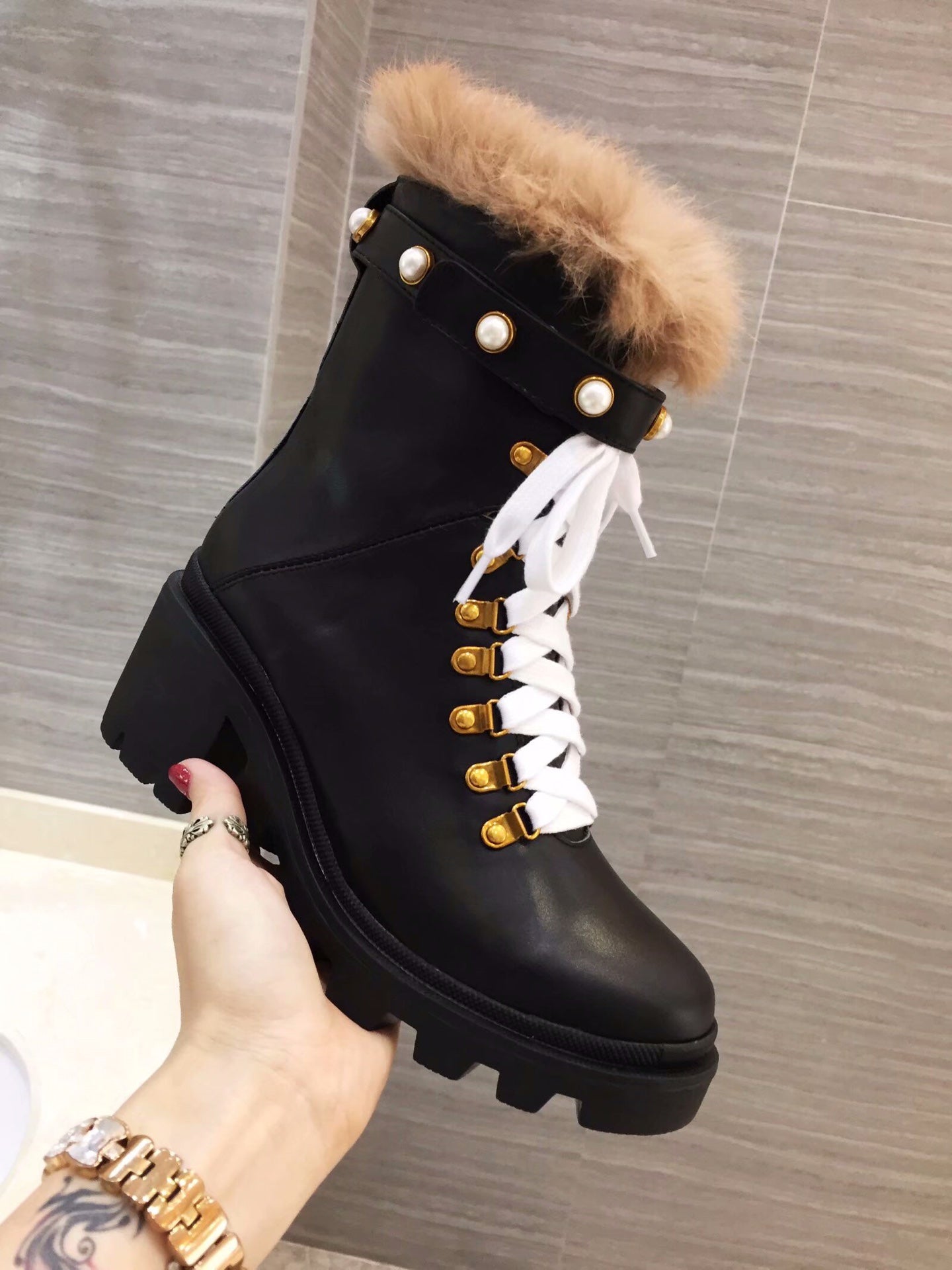 2XB203Z Popular leather boot (top layer leather lining)