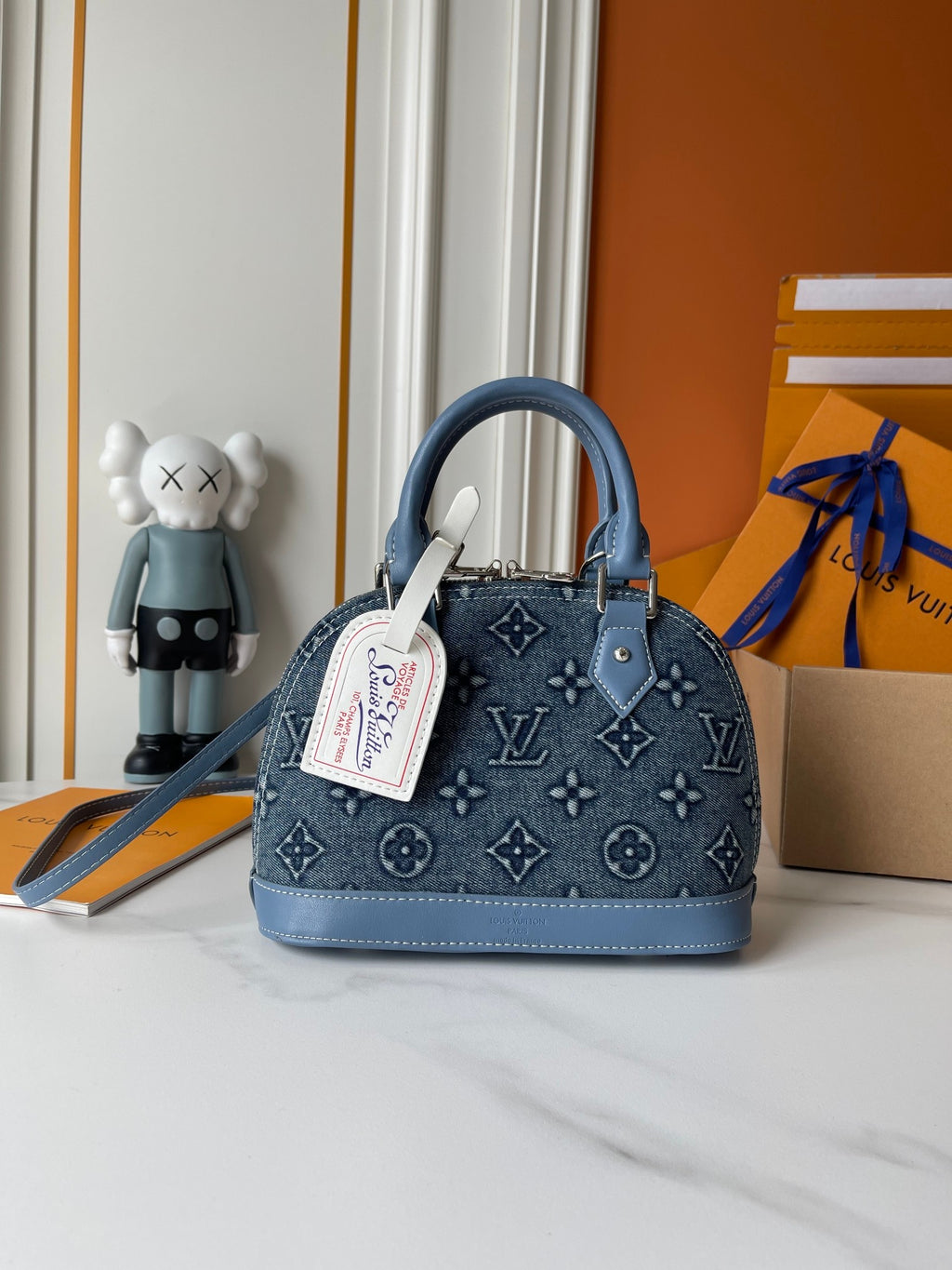 146PE97B Popular denim materials bag
