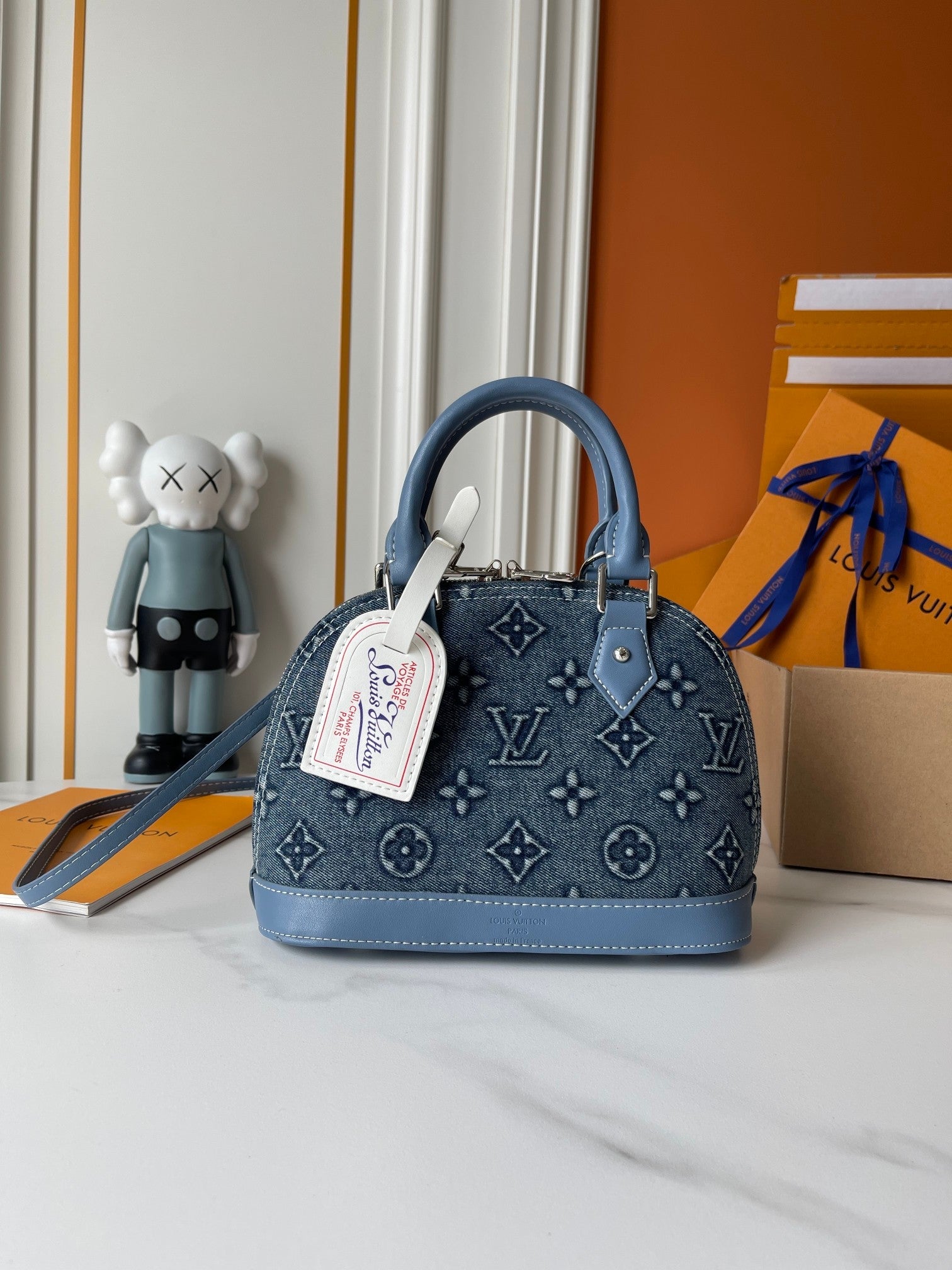 146PE97B Popular denim materials bag