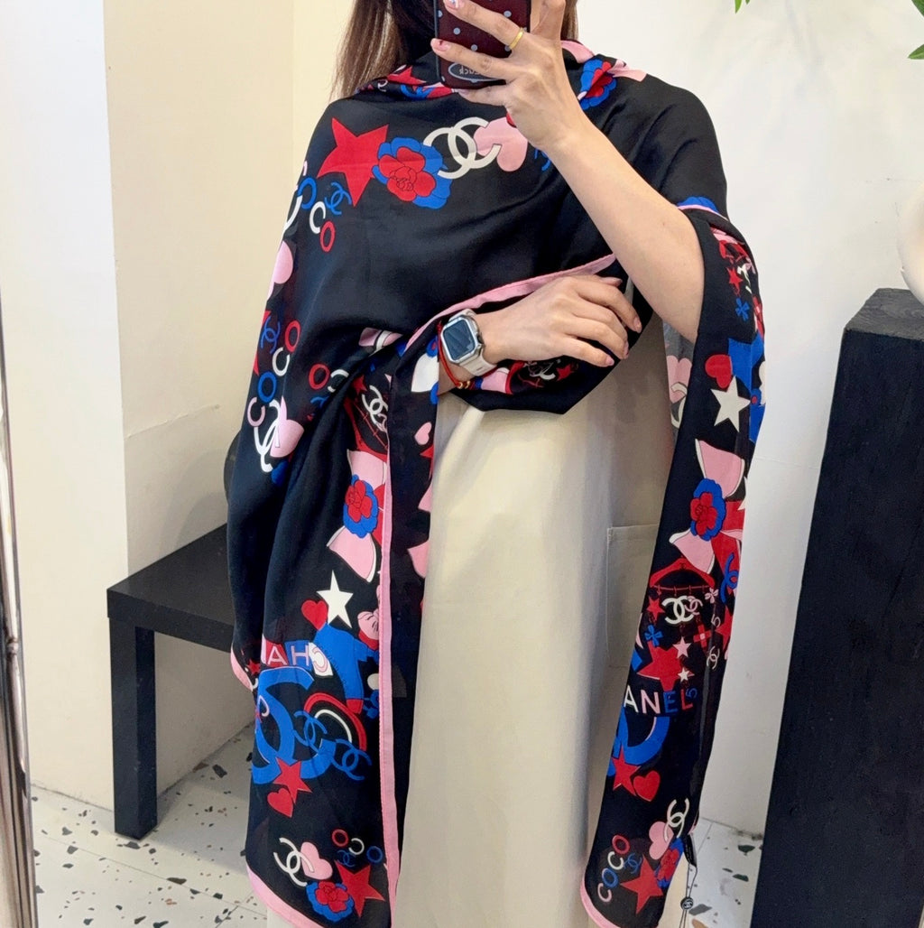 135ZC200W  Popular Silk Scarve