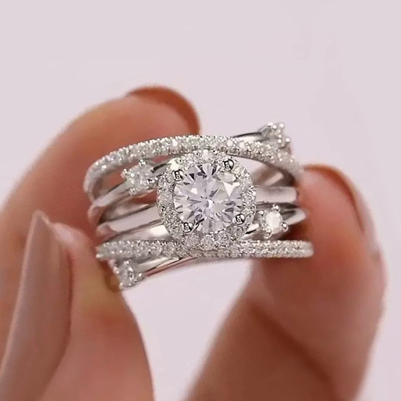 PYA3J  Popular   Diamond Ring High Quality Wedding Ring