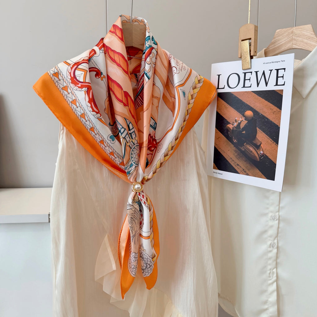 136NH9W Popular Silk Scarve