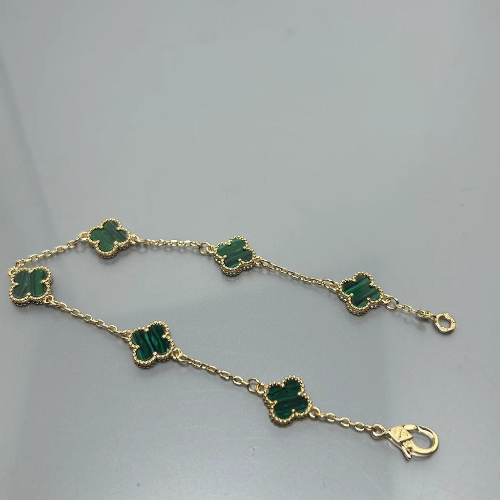 5XVA183K  Popular bracelets 6 flowers mini size 0.9cm flower