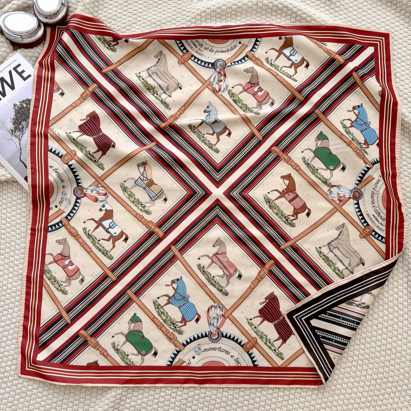 136NH4W Popular Silk Scarve