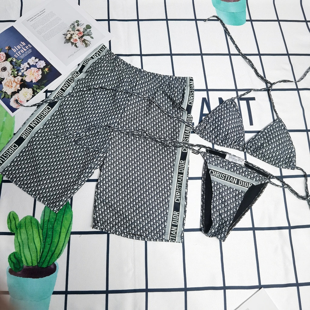 156RD6Y Popular couple's swimwear
