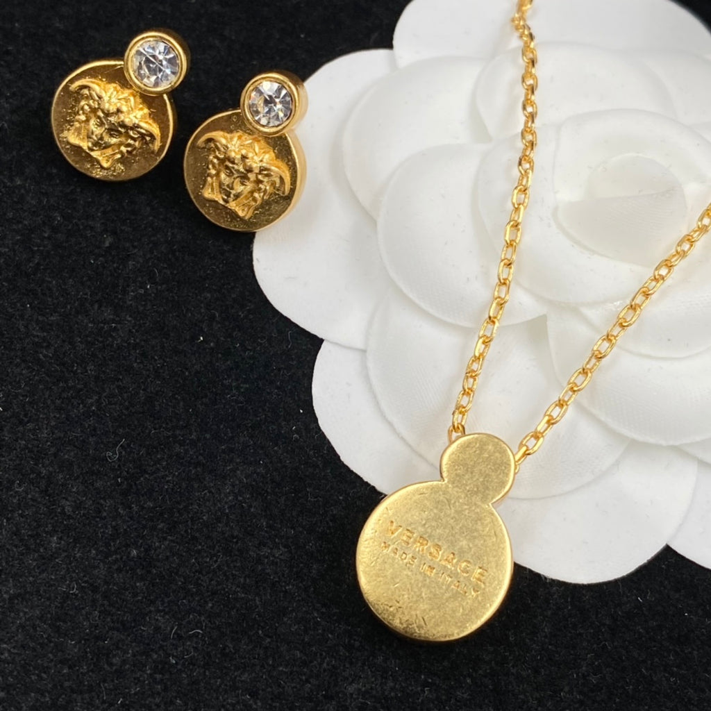 175RV77X Popular    Necklace . Earrings
