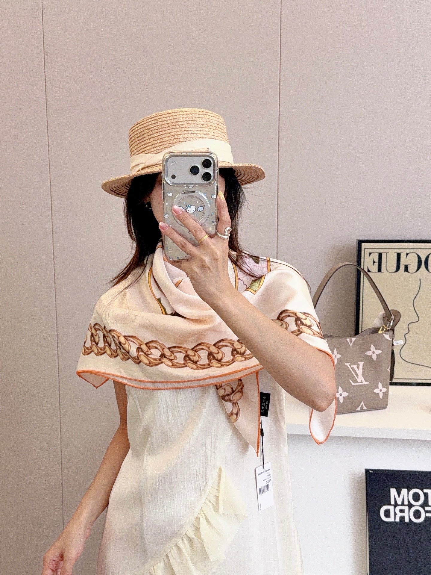 136NC16W Popular Silk Scarve
