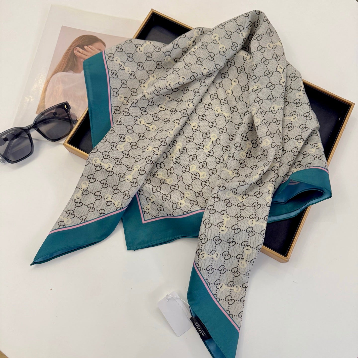 135ZB214W  Popular Silk Scarve